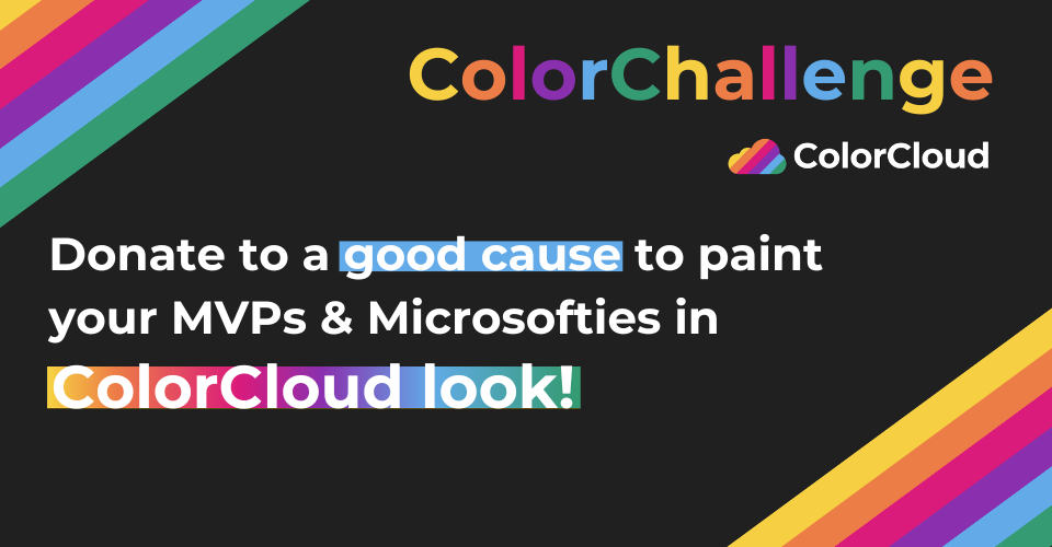 ColorChallenge - Paint MVPs and Microsofties for good causes